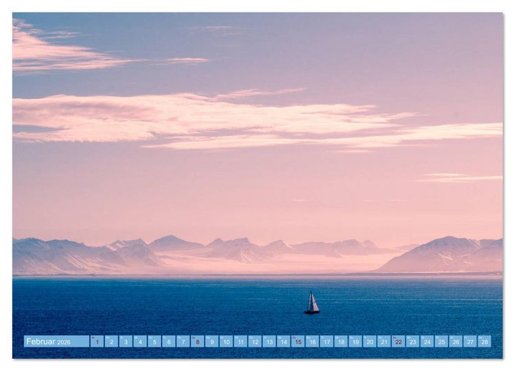 Produktbild: Spitzbergen im Sommer (Wandkalender 2026 DIN A4 quer), CALVENDO Monatskalender