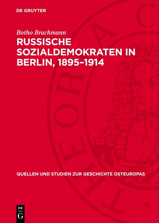 Produktbild: Russische Sozialdemokraten in Berlin, 1895&ndash;1914