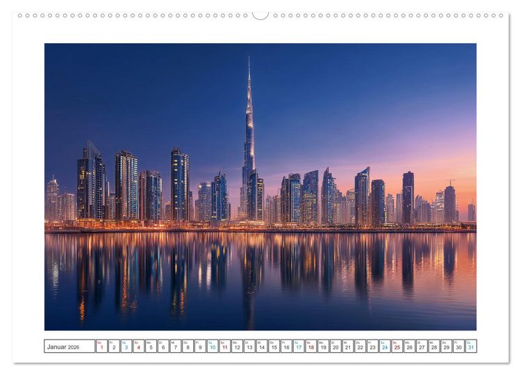 Produktbild: City Dreams & Travel Vibes (Wandkalender 2026 DIN A2 quer), CALVENDO Monatskalender