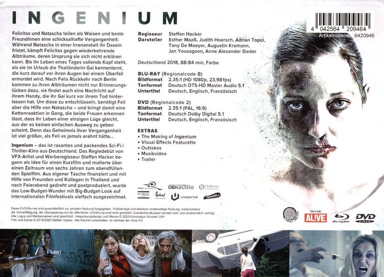 Produktbild: Ingenium - Mediabook - Limited Edition Mediabook (+ DVD)