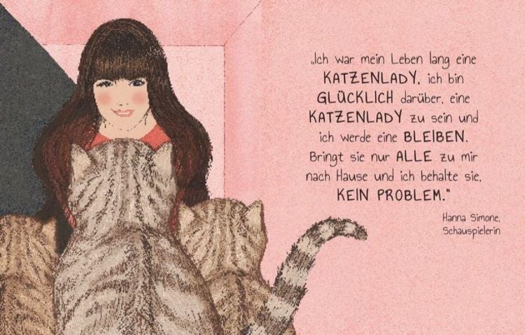 Produktbild: Hinter jeder gro&szlig;artigen Frau steht eine besondere Katze
