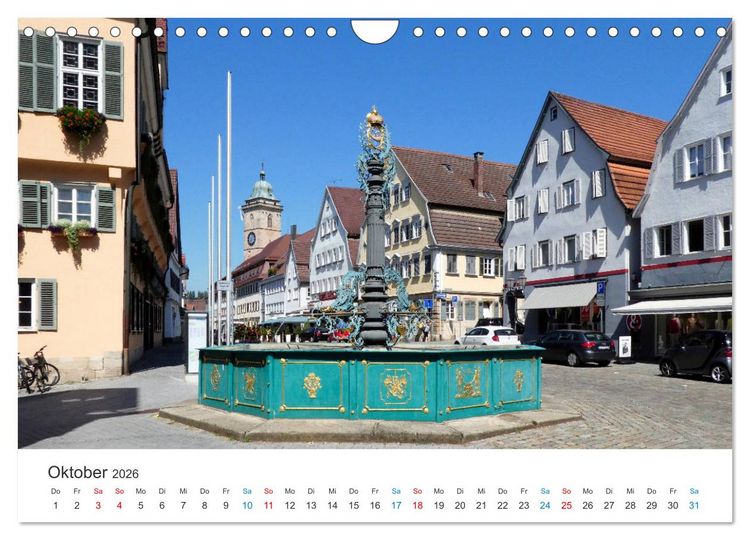 Produktbild: Rund um N&uuml;rtingen (Wandkalender 2026 DIN A4 quer), CALVENDO Monatskalender