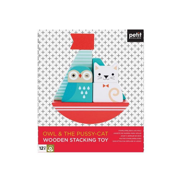Produktbild: Owl & the Pussy-Cat Wooden Stacking Toy
