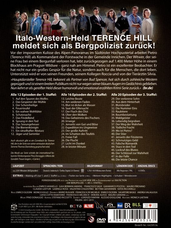 Produktbild: Die Bergpolizei - Die Terence Hill Gesamtedition (Fernsehjuwelen) [13 DVDs]