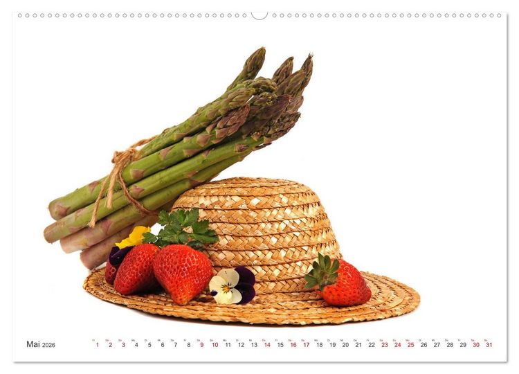 Produktbild: Gem&uuml;se, so gesund (hochwertiger Premium Wandkalender 2026 DIN A2 quer), Kunstdruck in Hochglanz