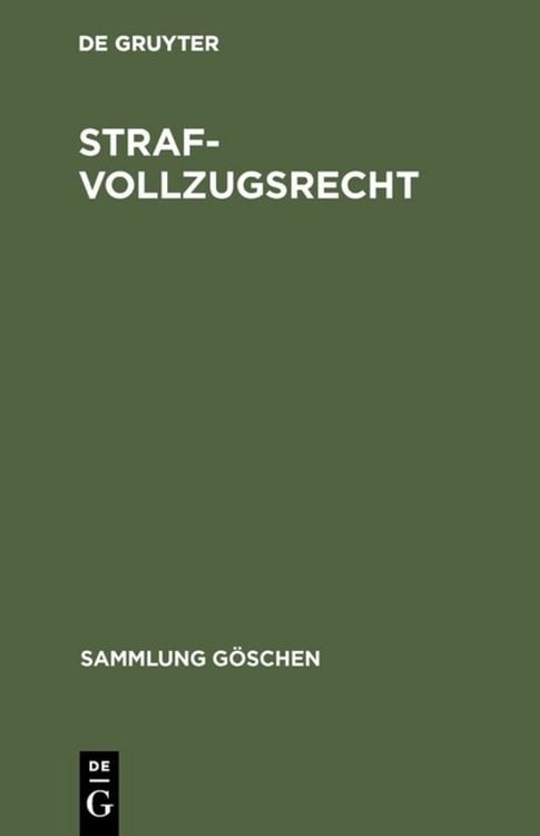 Produktbild: Strafvollzugsrecht