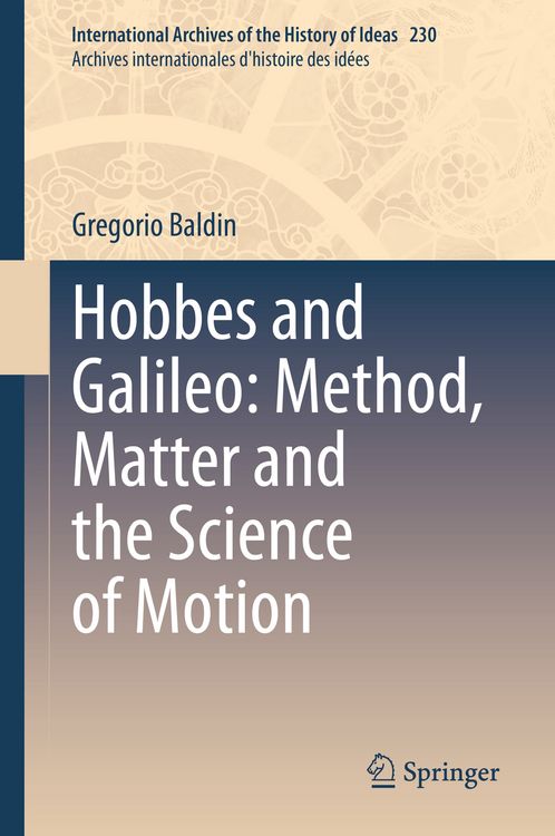 Produktbild: Hobbes and Galileo: Method, Matter and the Science of Motion