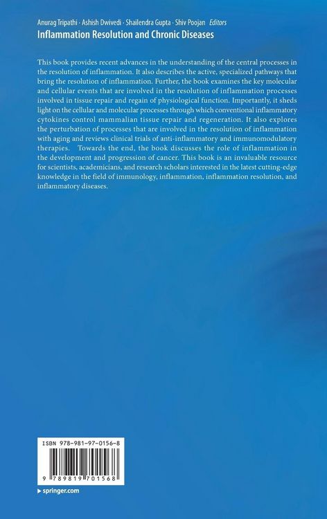 Produktbild: Inflammation Resolution and Chronic Diseases