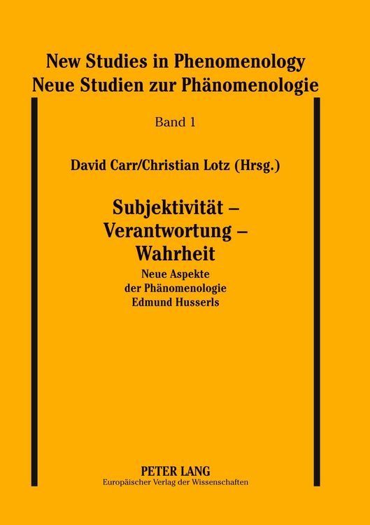 Produktbild: Subjektivit&auml;t &ndash; Verantwortung &ndash; Wahrheit