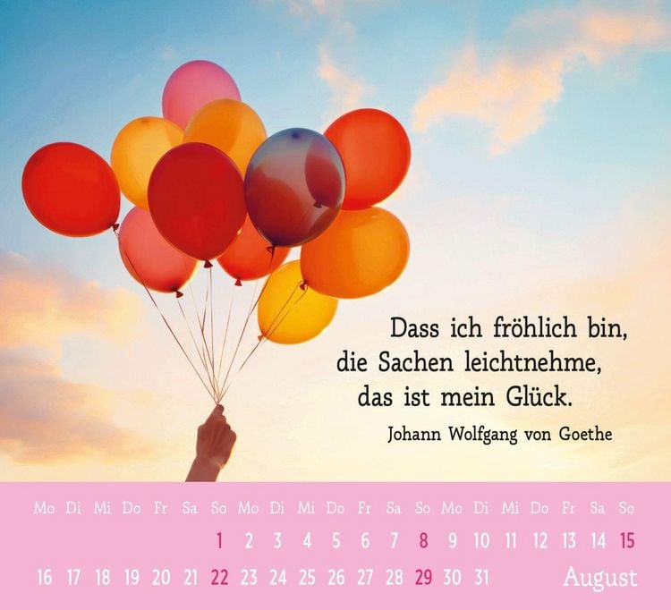 Produktbild: Mini-Kalender 2027: Der kleine Gute-Laune-Kalender
