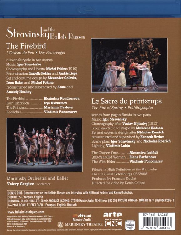 Produktbild: Stravinsky and the Ballets Russes