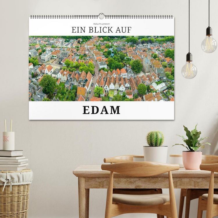 Produktbild: Ein Blick auf Edam (Wandkalender 2026 DIN A2 quer), CALVENDO Monatskalender