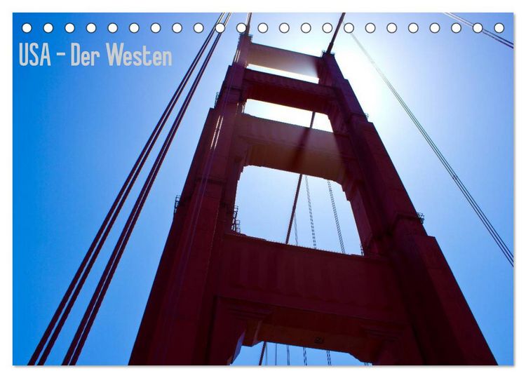 Produktbild: USA - Der Westen (Tischkalender 2026 DIN A5 quer), CALVENDO Monatskalender