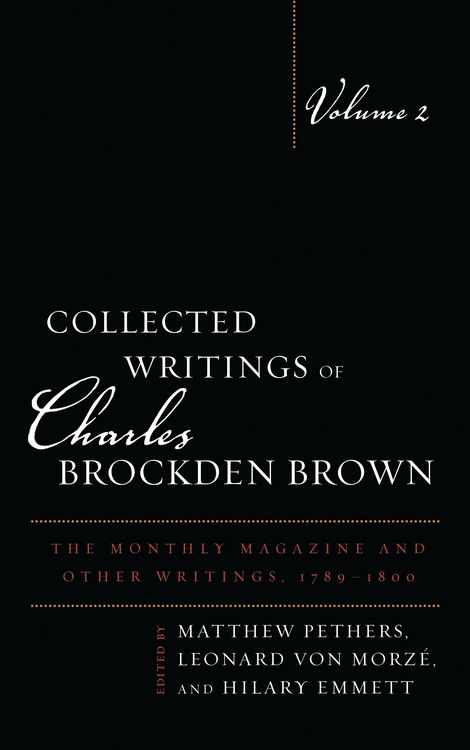 Produktbild: Collected Writings of Charles Brockden Brown