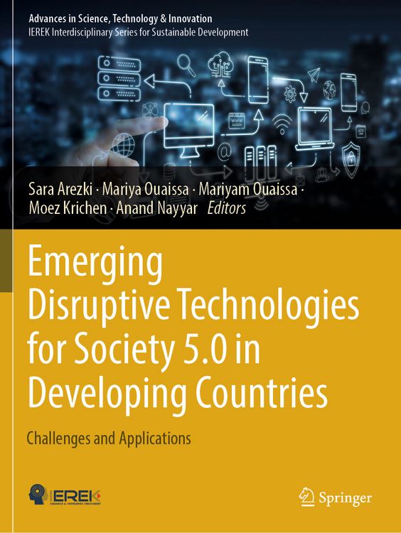 Produktbild: Emerging Disruptive Technologies for Society 5.0 in Developing Countries