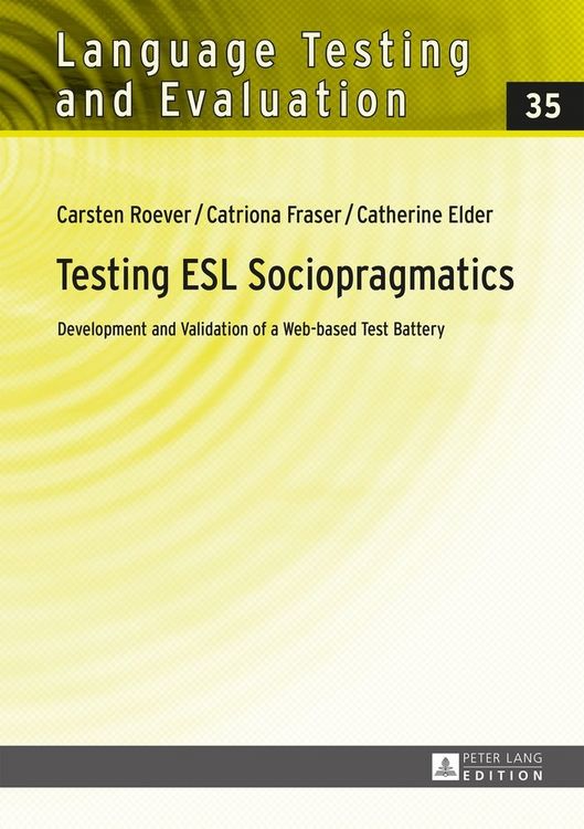 Produktbild: Testing ESL Sociopragmatics