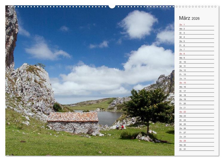 Produktbild: Der Nordwesten Spaniens (Wandkalender 2026 DIN A2 quer), CALVENDO Monatskalender