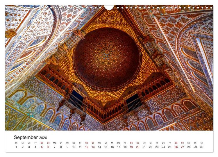 Produktbild: Sevilla - Atemberaubende Architektur (Wandkalender 2026 DIN A3 quer), CALVENDO Monatskalender