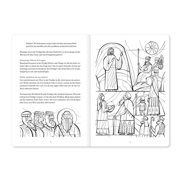 Produktbild: Predigt-Notizbuch f&uuml;r Kinder