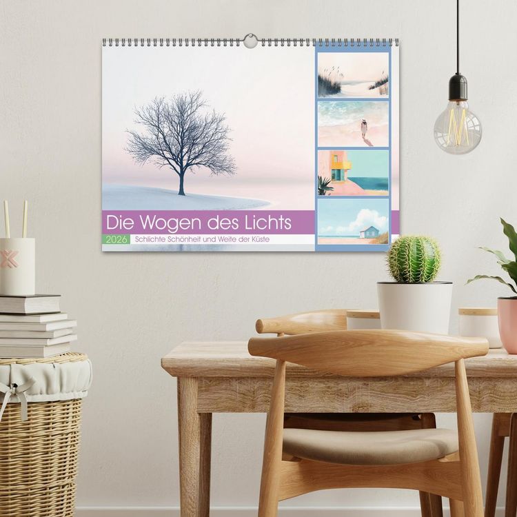 Produktbild: Die Wogen des Lichts (Wandkalender 2026 DIN A3 quer), CALVENDO Monatskalender