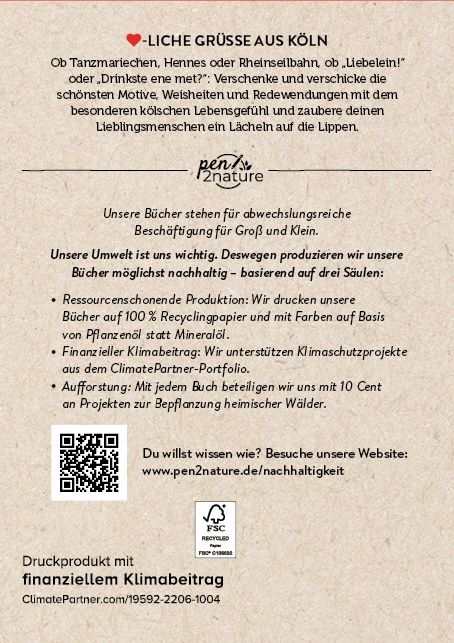 Produktbild: Postkartenblock K&ouml;ln-Liebe