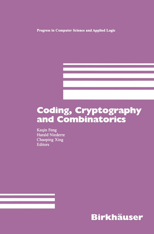 Produktbild: Coding, Cryptography and Combinatorics