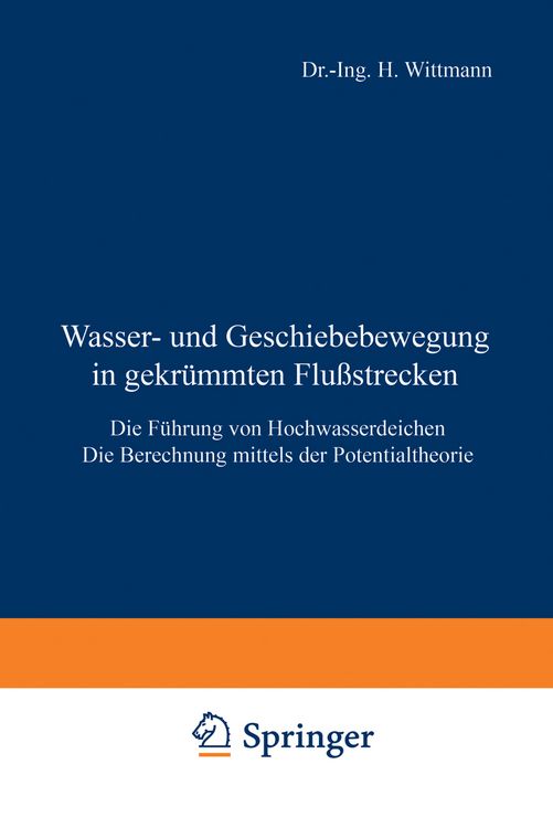 Produktbild: Wasser- und Geschiebebewegung in gekr&uuml;mmten Flu&szlig;strecken