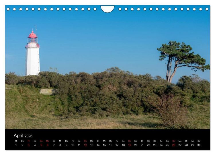 Produktbild: Gesehen auf - R&uuml;gen und Hiddensee (Wandkalender 2026 DIN A4 quer), CALVENDO Monatskalender