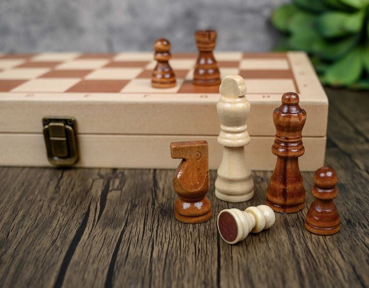 Produktbild: Philos 2609 - Schachkassette, Feld 42 mm mit Randbeschriftung