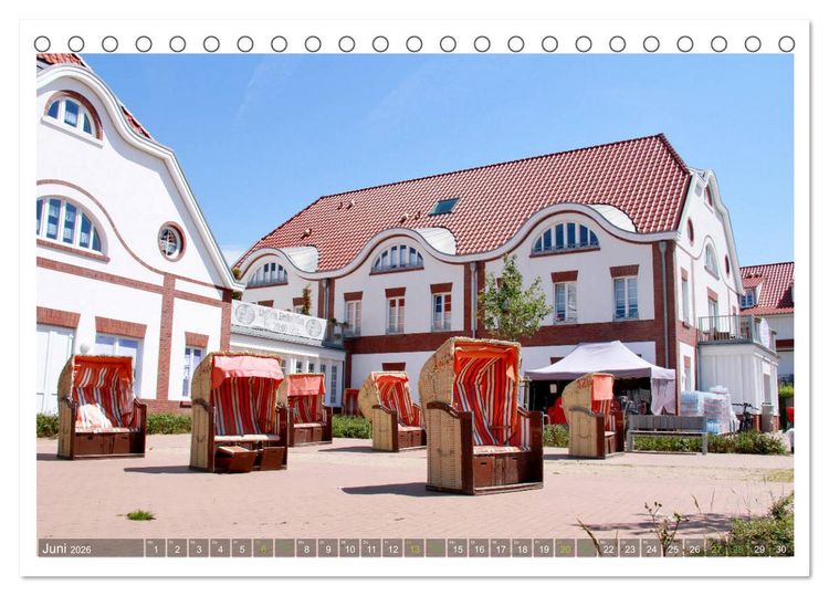 Produktbild: OP LANGEOOG (Tischkalender 2026 DIN A5 quer), CALVENDO Monatskalender