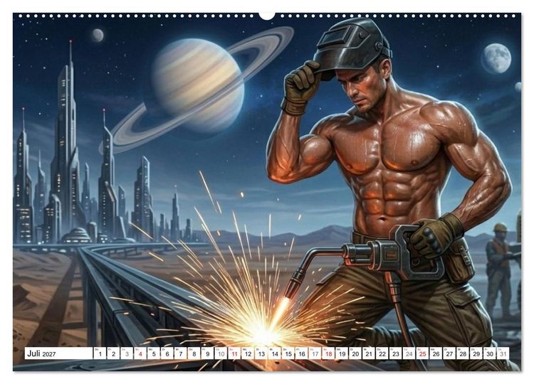 Produktbild: Echte Kerle &ndash; Epsilon Prime (hochwertiger Premium Wandkalender 2027 DIN A2 quer), Kunstdruck in Hochglanz