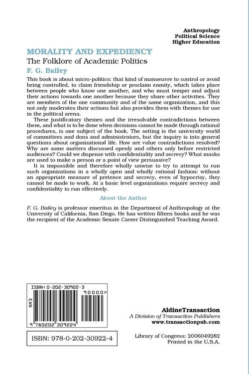 Produktbild: Morality and Expediency