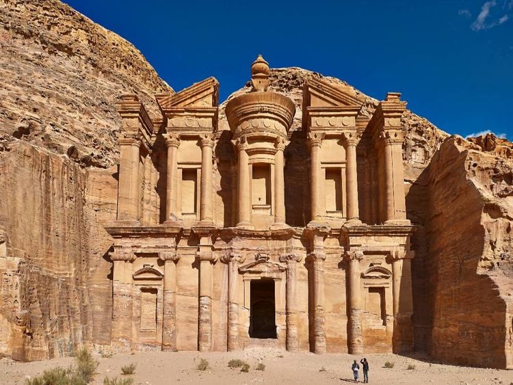 Produktbild: CALVENDO Puzzle Kloster Ad oder Ed-Deir der nabataeische Ruinenstadt Petra | 1000 Teile Lege-Gr&ouml;&szlig;e 64x48cm Foto-Puzzle f&uuml;r gl&uuml;ckliche Stunden