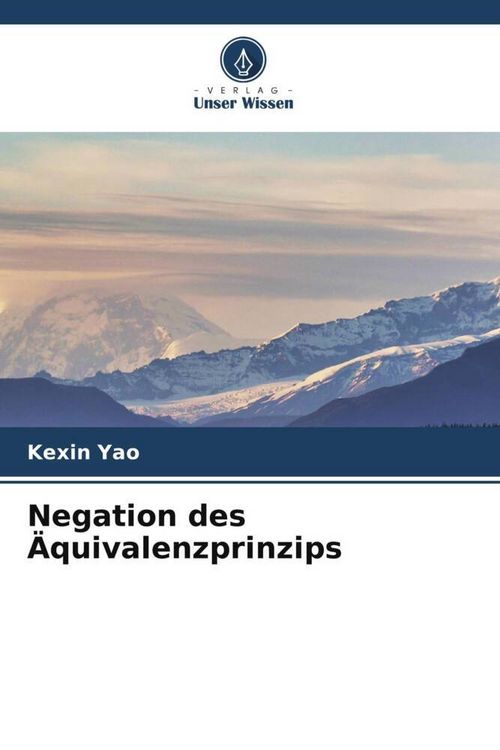 Produktbild: Negation des &Auml;quivalenzprinzips