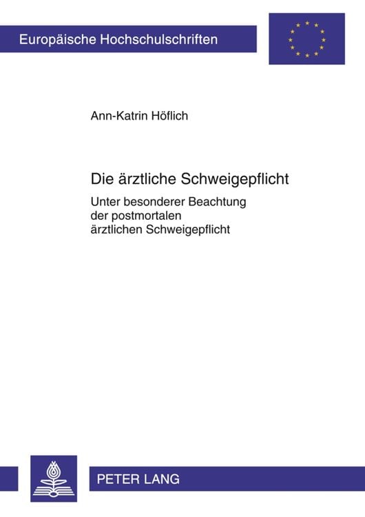 Produktbild: Die ärztliche Schweigepflicht