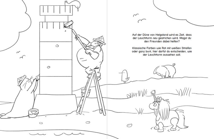 Produktbild: Das Helgoland Malbuch