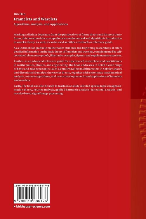 Produktbild: Framelets and Wavelets