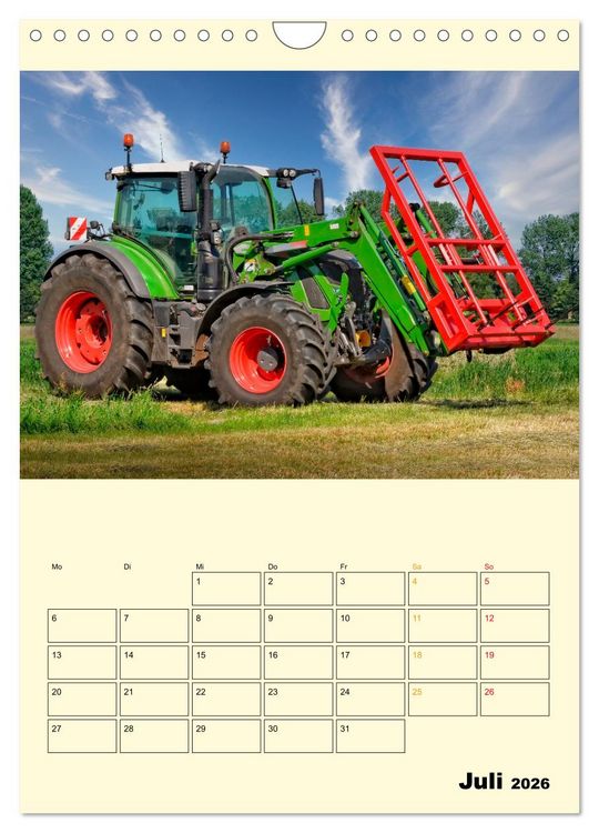 Produktbild: Traktor Giganten (Wandkalender 2026 DIN A4 hoch), CALVENDO Monatskalender