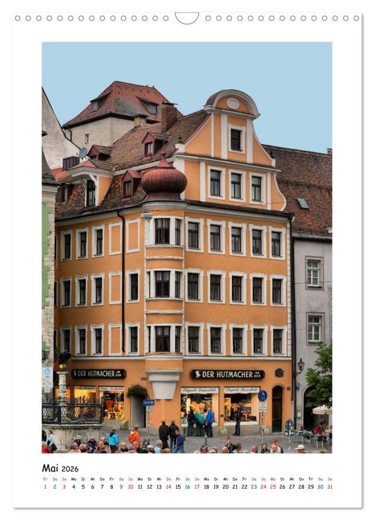 Produktbild: Regensburg - Ansichtssache (Wandkalender 2026 DIN A3 hoch), CALVENDO Monatskalender