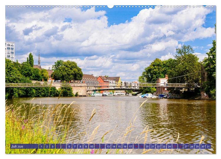 Produktbild: Die Fulda (Wandkalender 2026 DIN A2 quer), CALVENDO Monatskalender