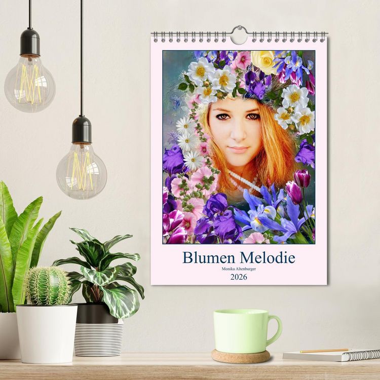 Produktbild: Blumen Melodie (Wandkalender 2026 DIN A4 hoch), CALVENDO Monatskalender