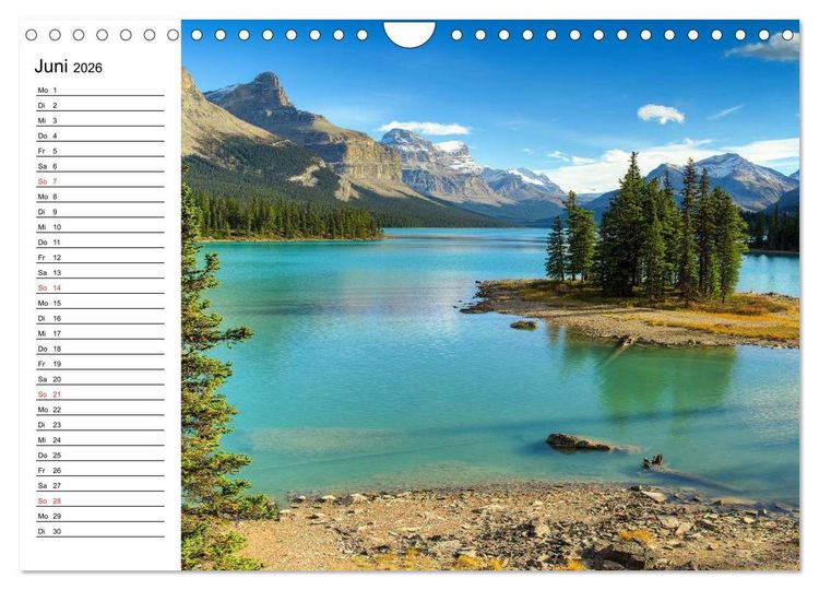 Produktbild: Alaska und Kanada (Wandkalender 2026 DIN A4 quer), CALVENDO Monatskalender