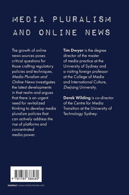 Produktbild: Media Pluralism and Online News
