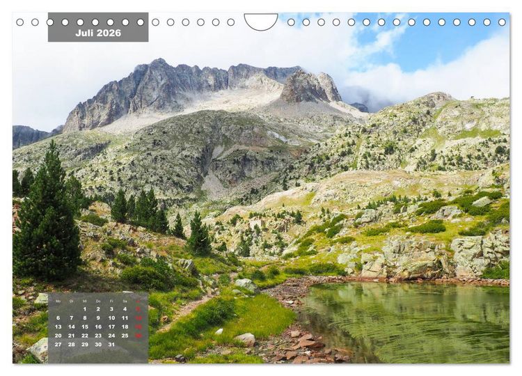 Produktbild: Die wilden Pyren&auml;en (Wandkalender 2026 DIN A4 quer), CALVENDO Monatskalender
