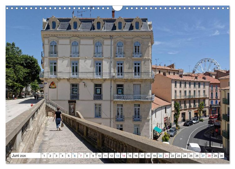 Produktbild: Frankreichs gro&szlig;e St&auml;dte - B&eacute;ziers (Wandkalender 2026 DIN A3 quer), CALVENDO Monatskalender