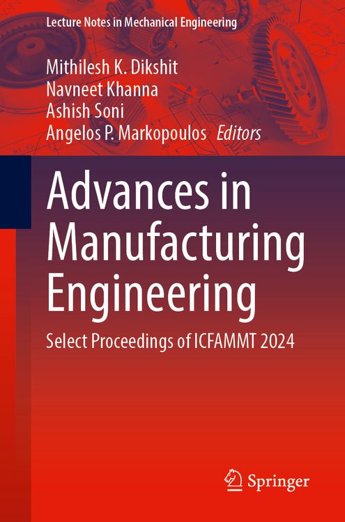 Produktbild: Advances in Manufacturing Engineering