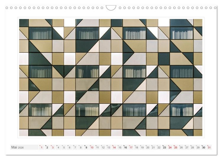 Produktbild: Architektur. Imposante Fassaden (Wandkalender 2026 DIN A3 quer), CALVENDO Monatskalender