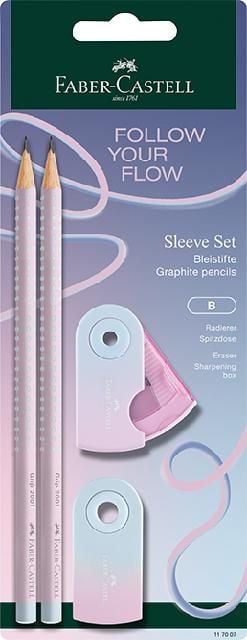 Produktbild: Faber-Castell Schreibset Grip Flow Edition Blushing Sky