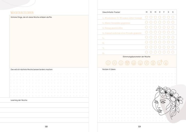 Produktbild: Happy me &ndash; Meine 10-Wochen-Tagebuch-Challenge mit Social-Media-Star Cali Kessy