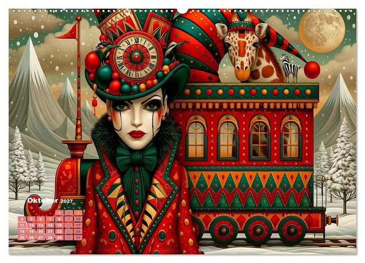 Produktbild: Tierisch extravagant (hochwertiger Premium Wandkalender 2027 DIN A2 quer), Kunstdruck in Hochglanz